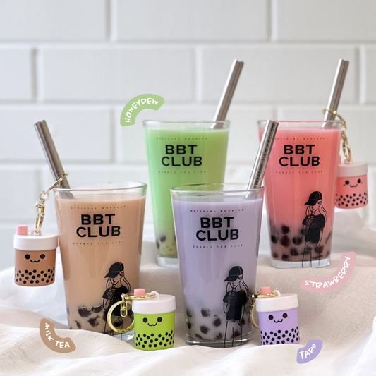 Boba Straw Keyring Set